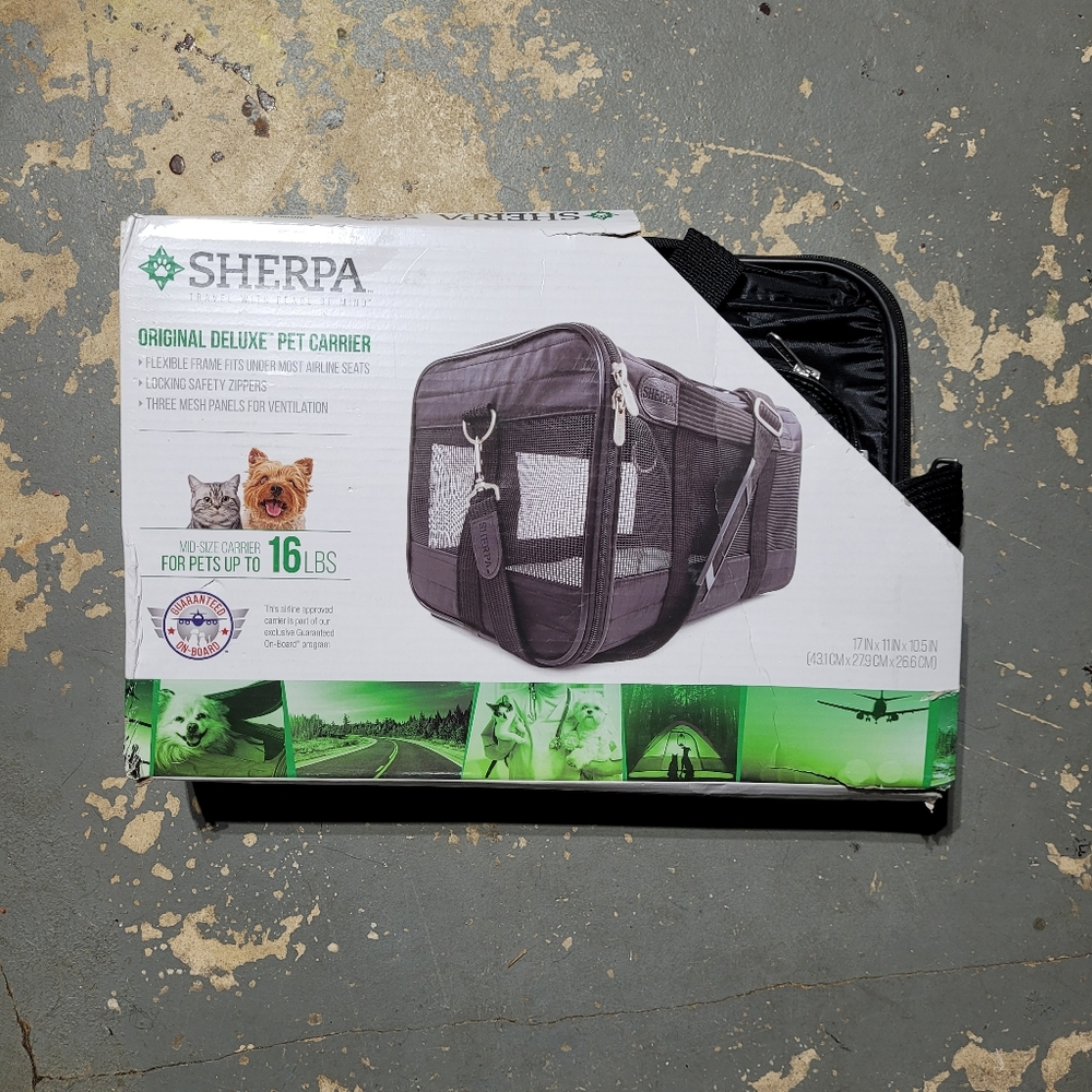 COPY - Sherpa black travel pet carrier size M